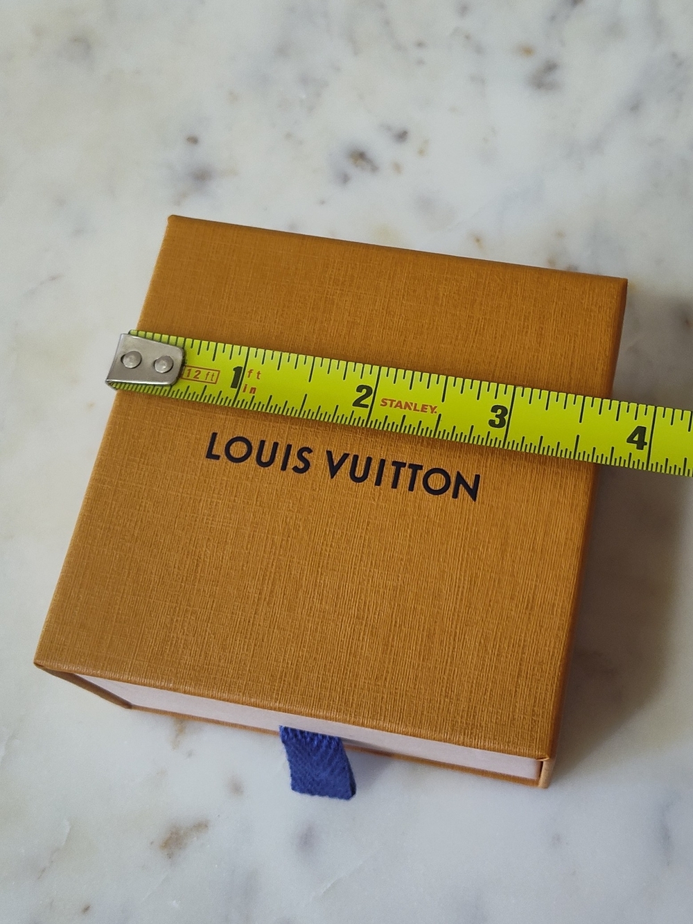 LOUIS VUITTON Small Drawer Gift Box Ribbon Pull Luxury Presentation Box EUC - Picture 5 of 5